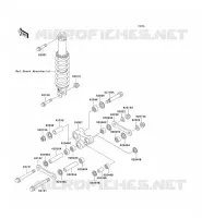 SUSPENSION ARRI&Egrave;RE pour Kawasaki SUPER SHERPA