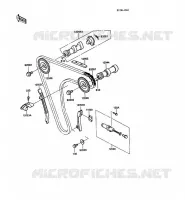 ARBRE A CAME/TENDEUR pour Kawasaki KLR500