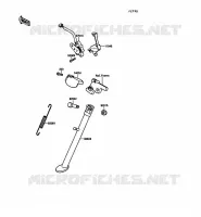 BEQUILLES pour Kawasaki KLR500