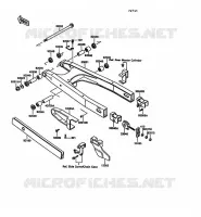 BRAS OSCILLANT pour Kawasaki KLR500