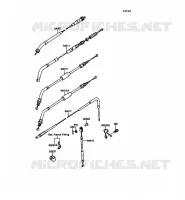 CABLES pour Kawasaki KLR500