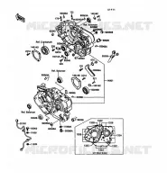 CARTER MOTEUR(S) pour Kawasaki KLR500