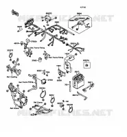 CHASSIS EQUIPMENT ELECTRIQUE pour Kawasaki KLR500