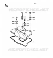 COUVRE CULASSE pour Kawasaki KLR500