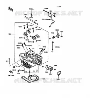 CULASSE pour Kawasaki KLR500