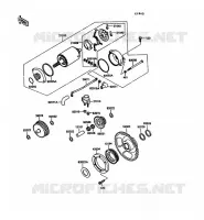 D&Eacute;MARREUR pour Kawasaki KLR500