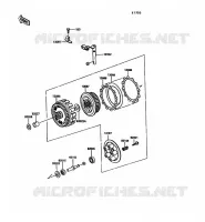 EMBRAYAGE pour Kawasaki KLR500