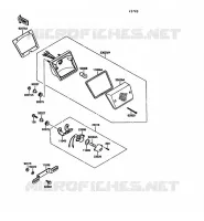FEUX ARRI&Egrave;RE(S) pour Kawasaki KLR500