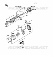 POMPE A HUILE pour Kawasaki KLR500
