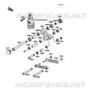 SUSPENSION pour Kawasaki KLR500