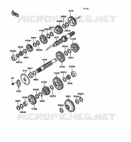 TRANSMISSION pour Kawasaki KLR500