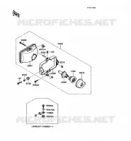 OPTIQUE ZGT00A 009976) pour Kawasaki KLR650