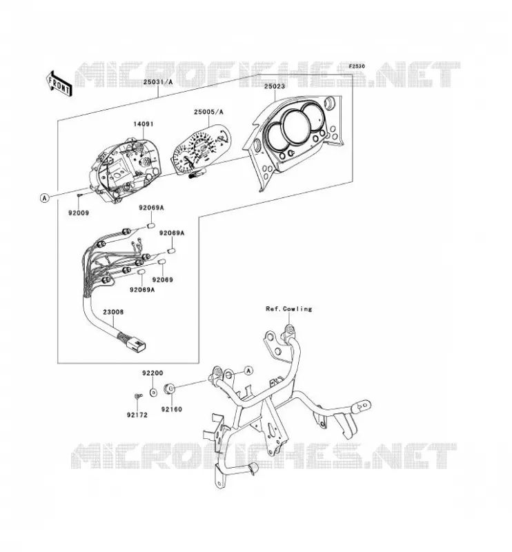 COMPTEURS Kawasaki MOTOS 650 2012 KLR650  KL650ECF