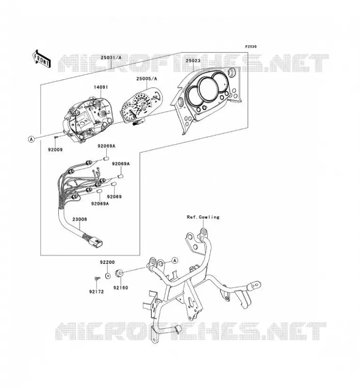 COMPTEURS Kawasaki MOTOS 650 2013 KLR650  KL650EDF