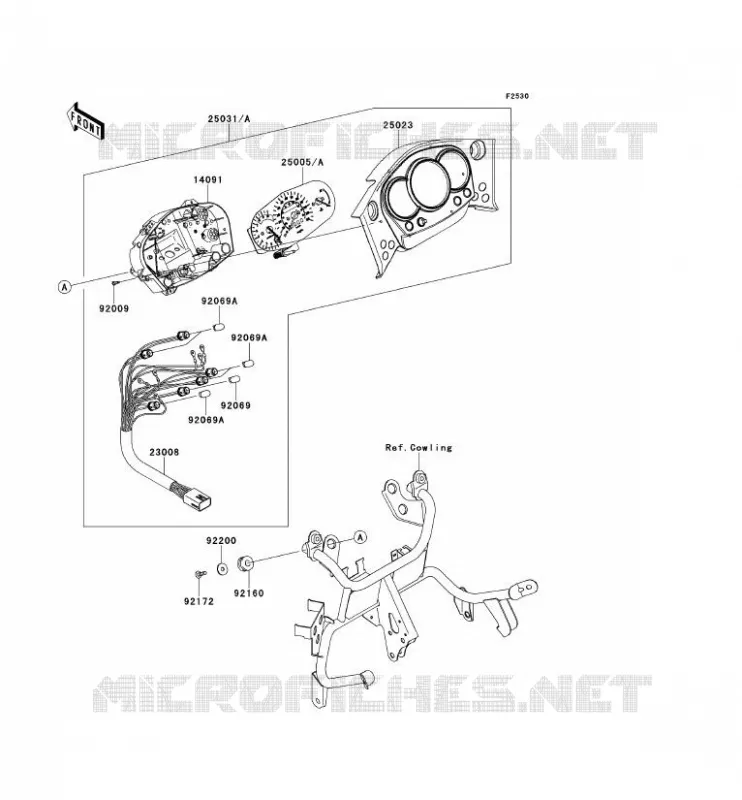 COMPTEURS Kawasaki MOTOS 650 2014 KLR650  KL650EEF