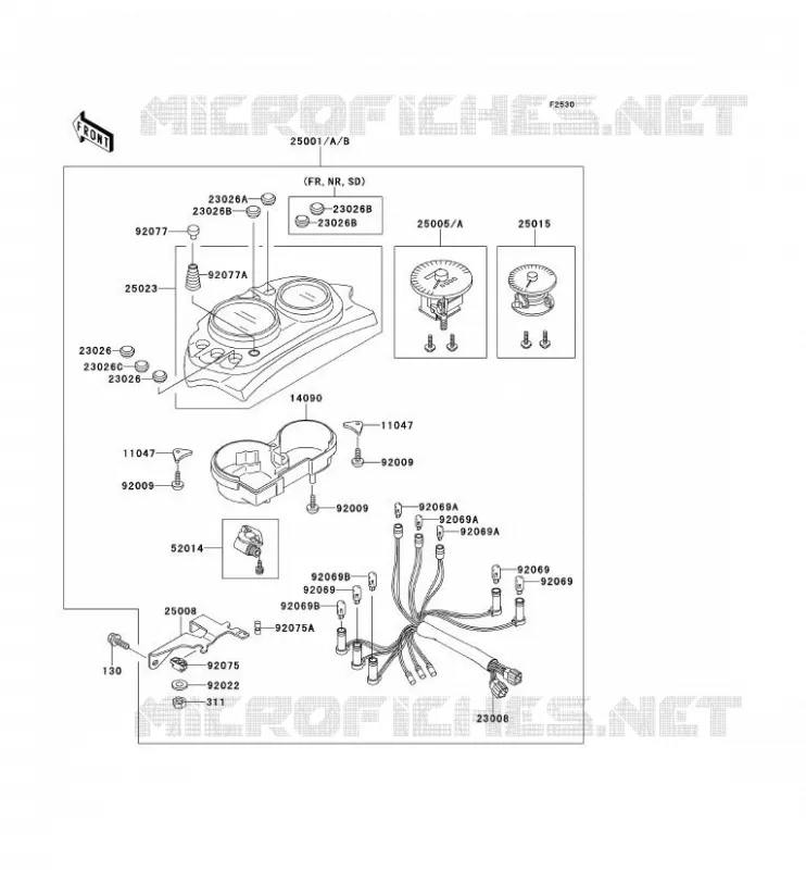 COMPTEURS Kawasaki MOTOS 500 1991 KLE500  KLE500-A1