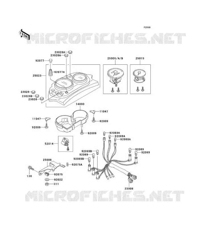 COMPTEURS Kawasaki MOTOS 500 2001 KLE500  KLE500-A11