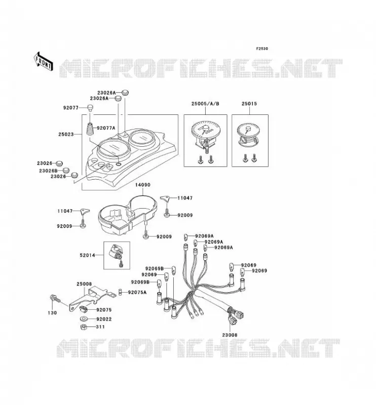 COMPTEURS Kawasaki MOTOS 500 2002 KLE500  KLE500-A12