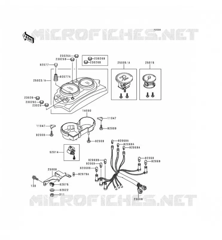 COMPTEURS Kawasaki MOTOS 500 1997 KLE500  KLE500-A7