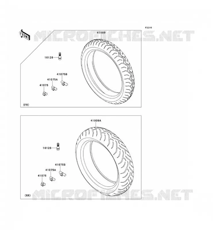 PNEUS Kawasaki MOTOS 650 2007 VERSYS 650  KLE650A7F