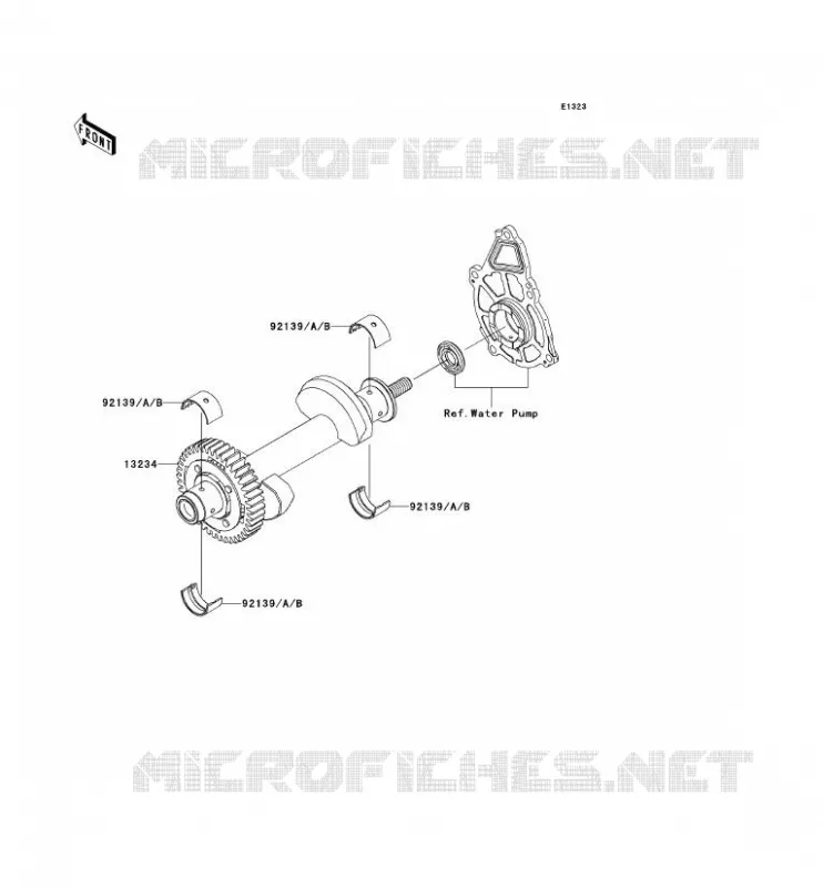 BALANCIER Kawasaki MOTOS 650 2008 VERSYS 650  KLE650A8F