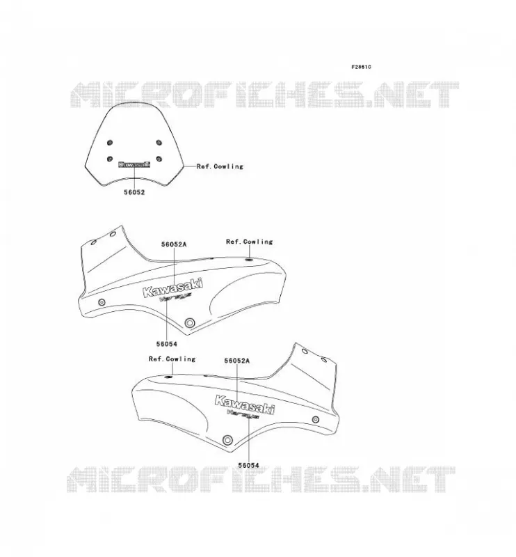 STICKER(BLUE)(BLACK)(BLACK) Kawasaki MOTOS 650 2009 VERSYS 650  KLE650A9F