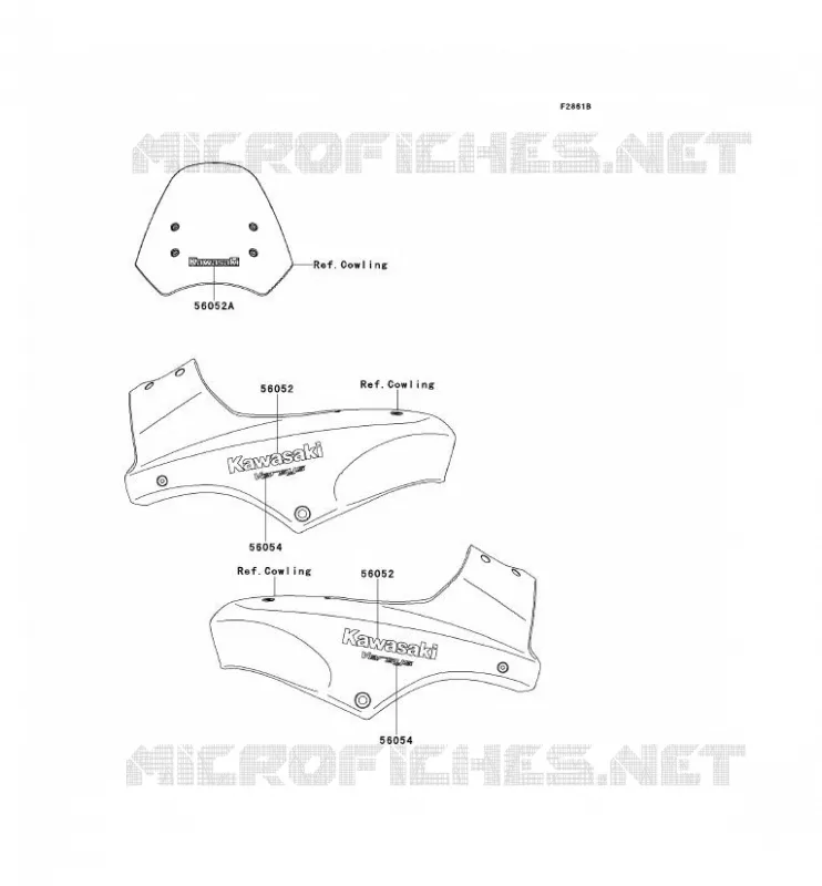 STICKER(GREEN)(ORANGE)(GRAY) Kawasaki MOTOS 650 2009 VERSYS 650  KLE650A9F