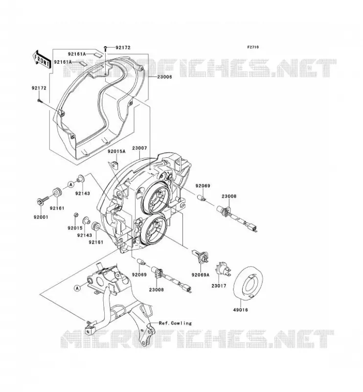 OPTIQUE(S) Kawasaki MOTOS 650 2007 VERSYS 650  KLE650B7F