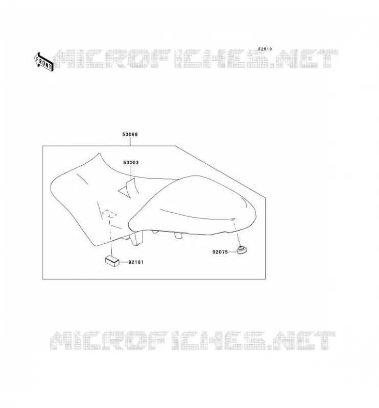 SELLE Kawasaki MOTOS 650 2010 VERSYS 650  KLE650CAF