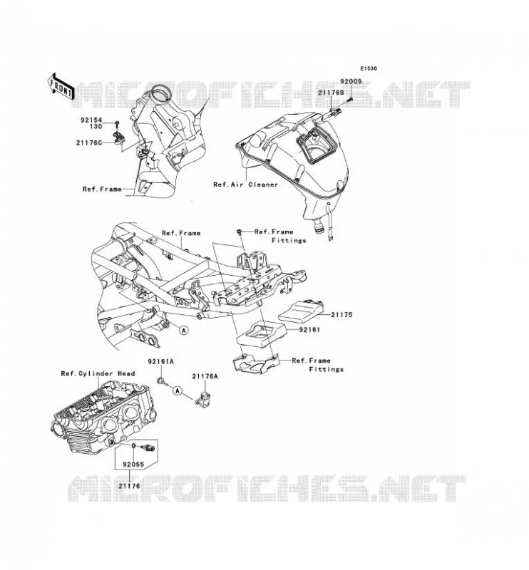 INJECTION CARBURANT Kawasaki MOTOS 650 2011 VERSYS 650  KLE650CBF