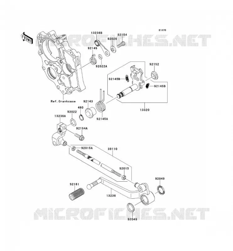 SELECTEUR Kawasaki MOTOS 650 2012 VERSYS 650  KLE650CCF