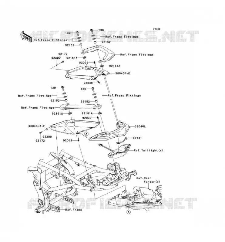 HOUSSE SELLE Kawasaki MOTOS 650 2013 VERSYS 650  KLE650CDF