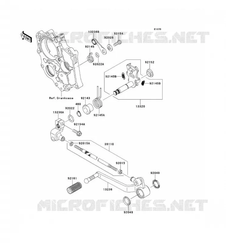 SELECTEUR Kawasaki MOTOS 650 2013 VERSYS 650  KLE650CDF