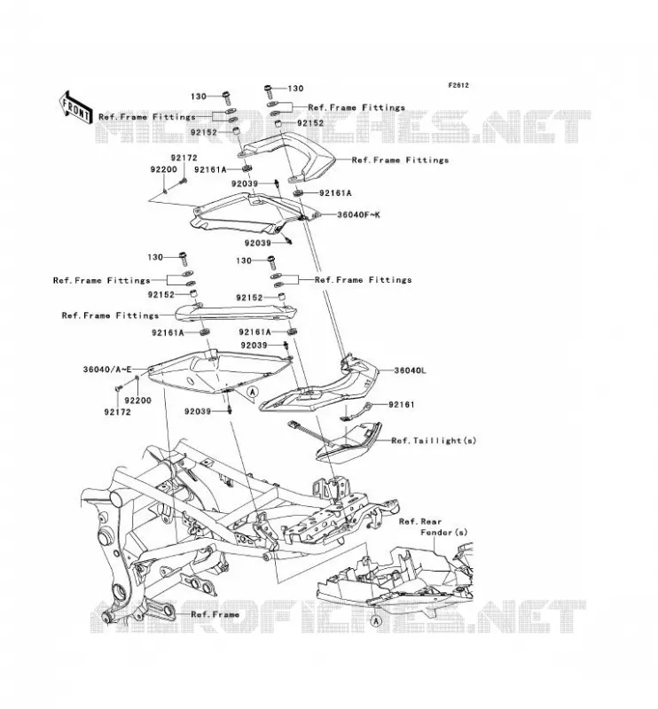 HOUSSE SELLE Kawasaki MOTOS 650 2014 VERSYS 650  KLE650CEF