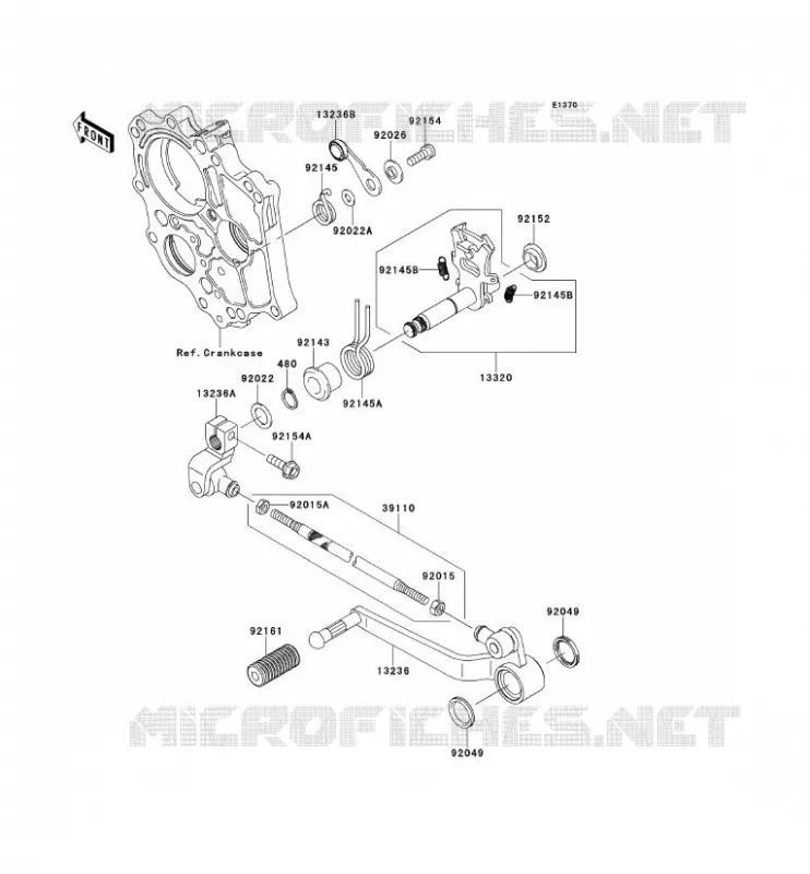 SELECTEUR Kawasaki MOTOS 650 2011 VERSYS 650 ABS  KLE650DBF