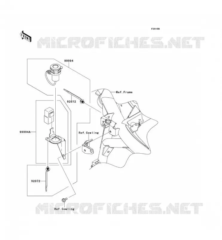 ACCESSOIRE(DOUILLE ALLUME CIGARE 12V ) Kawasaki MOTOS 650 2011 VERSYS 650 ABS  KLE650DBF