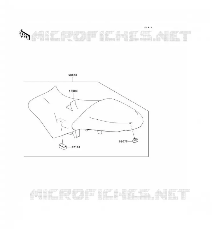 SELLE Kawasaki MOTOS 650 2011 VERSYS 650 ABS  KLE650DBF