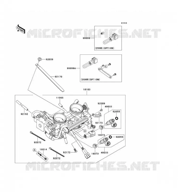 CARBU Kawasaki MOTOS 650 2012 VERSYS 650 ABS  KLE650DCF