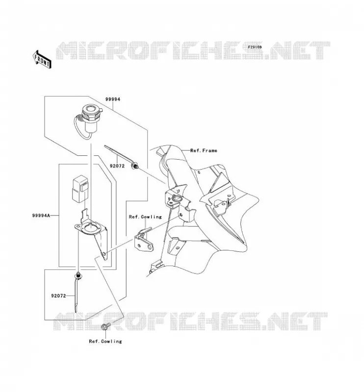 ACCESSOIRE(DOUILLE ALLUME CIGARE 12V ) Kawasaki MOTOS 650 2012 VERSYS 650 ABS  KLE650DCF
