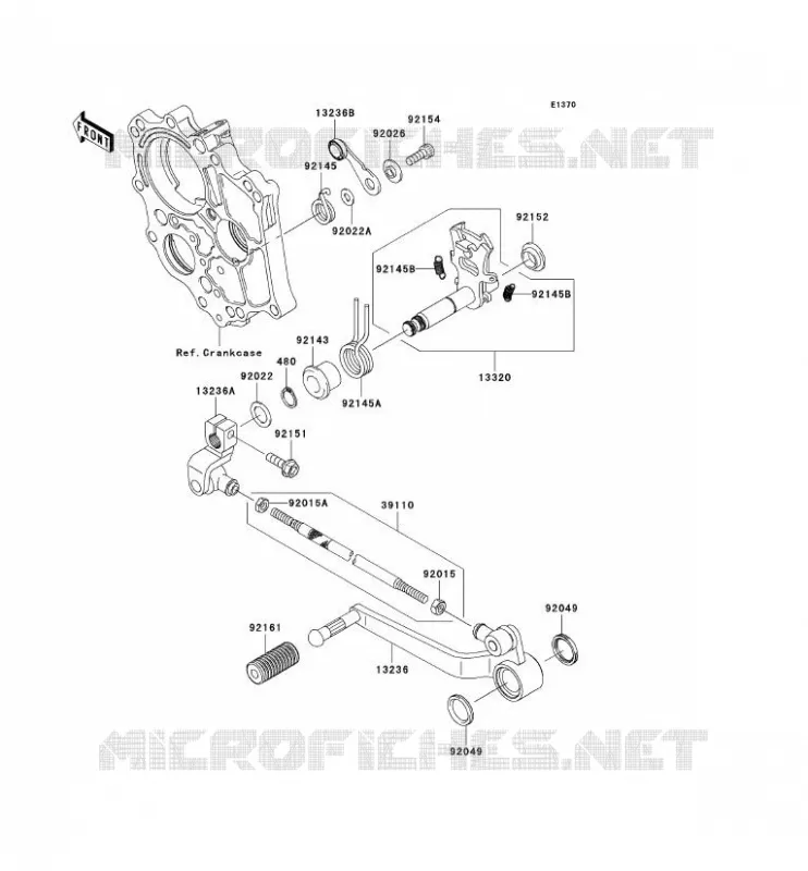 SELECTEUR Kawasaki MOTOS 650 2012 VERSYS 650 ABS  KLE650DCF