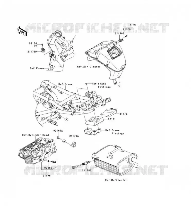 INJECTION CARBURANT Kawasaki MOTOS 650 2013 VERSYS 650 ABS  KLE650DDF