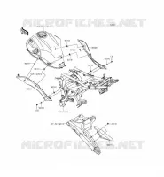 CACHE LAT&Eacute;RAL/GARDE CHAINE pour Kawasaki VERSYS 650