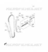 CHAINE DISTRIBUTION/TENDEUR pour Kawasaki KLX125L