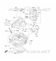 CULASSE pour Kawasaki KLX125L