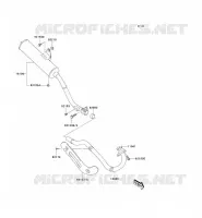 &Eacute;CHAPPEMENT pour Kawasaki KLX125L