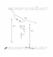 GUIDON pour Kawasaki KLX125L