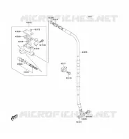 MAITRE CYLINDRE AV pour Kawasaki KLX125L
