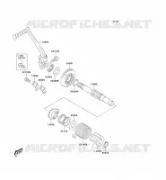 MECANISME DE KICK pour Kawasaki KLX125L