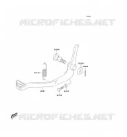 PEDALE DE FREIN pour Kawasaki KLX125L