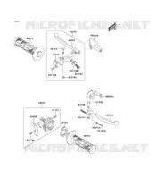 POIGNEE GUIDON pour Kawasaki KLX125L